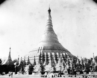 The Shwedagon Pagoda at Rangoon by English Photographer